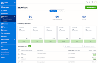 Integrates with FreshBooks