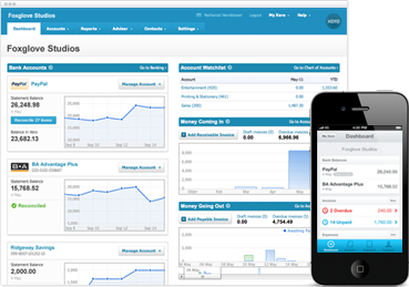 Integrates with Xero